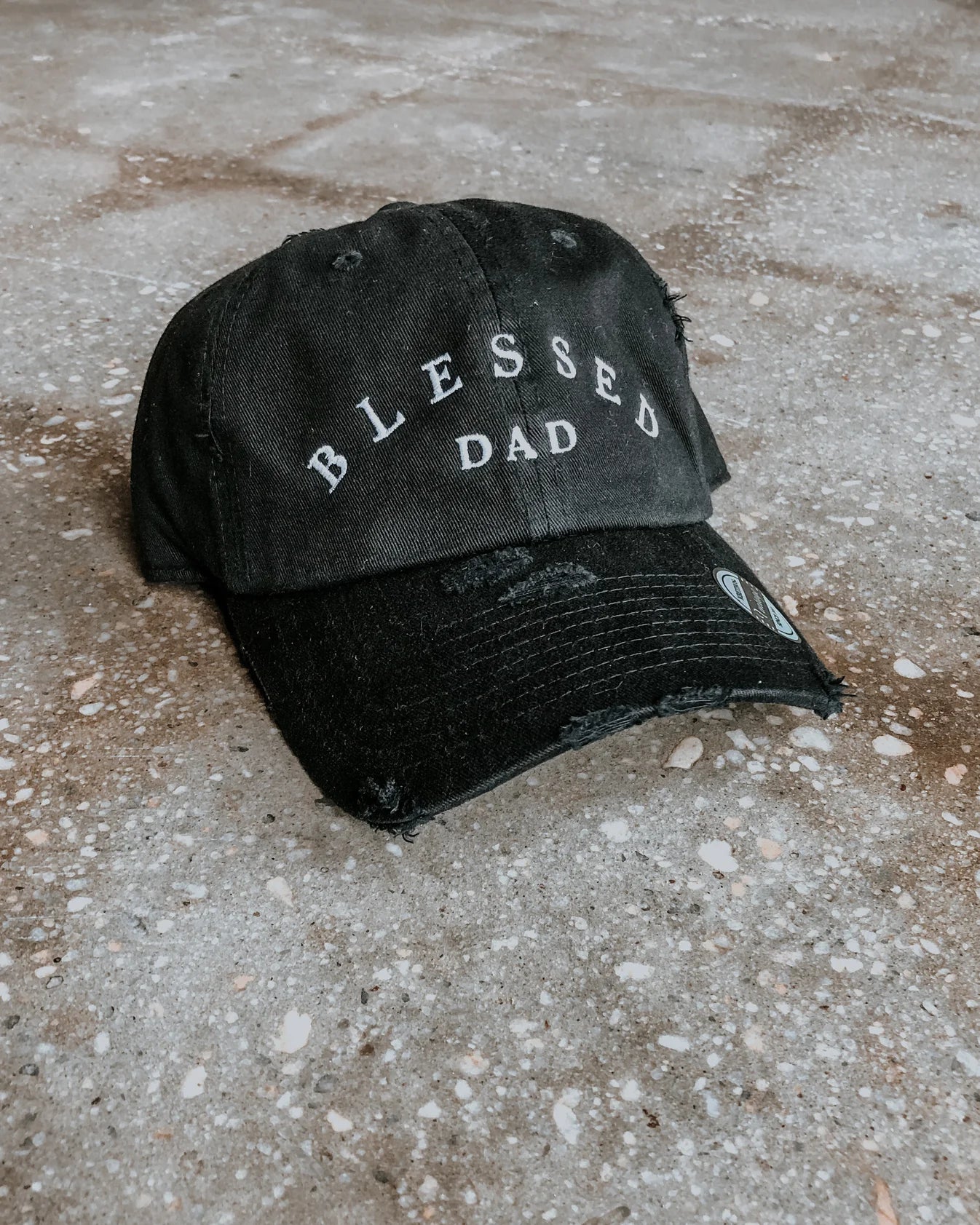 Blessed Dad Distressed Hat