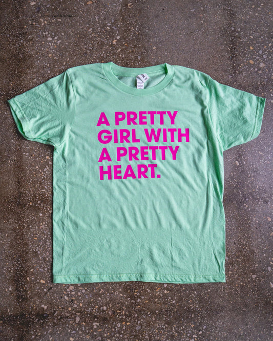 Pretty Girl, Pretty Heart Kids T-Shirt