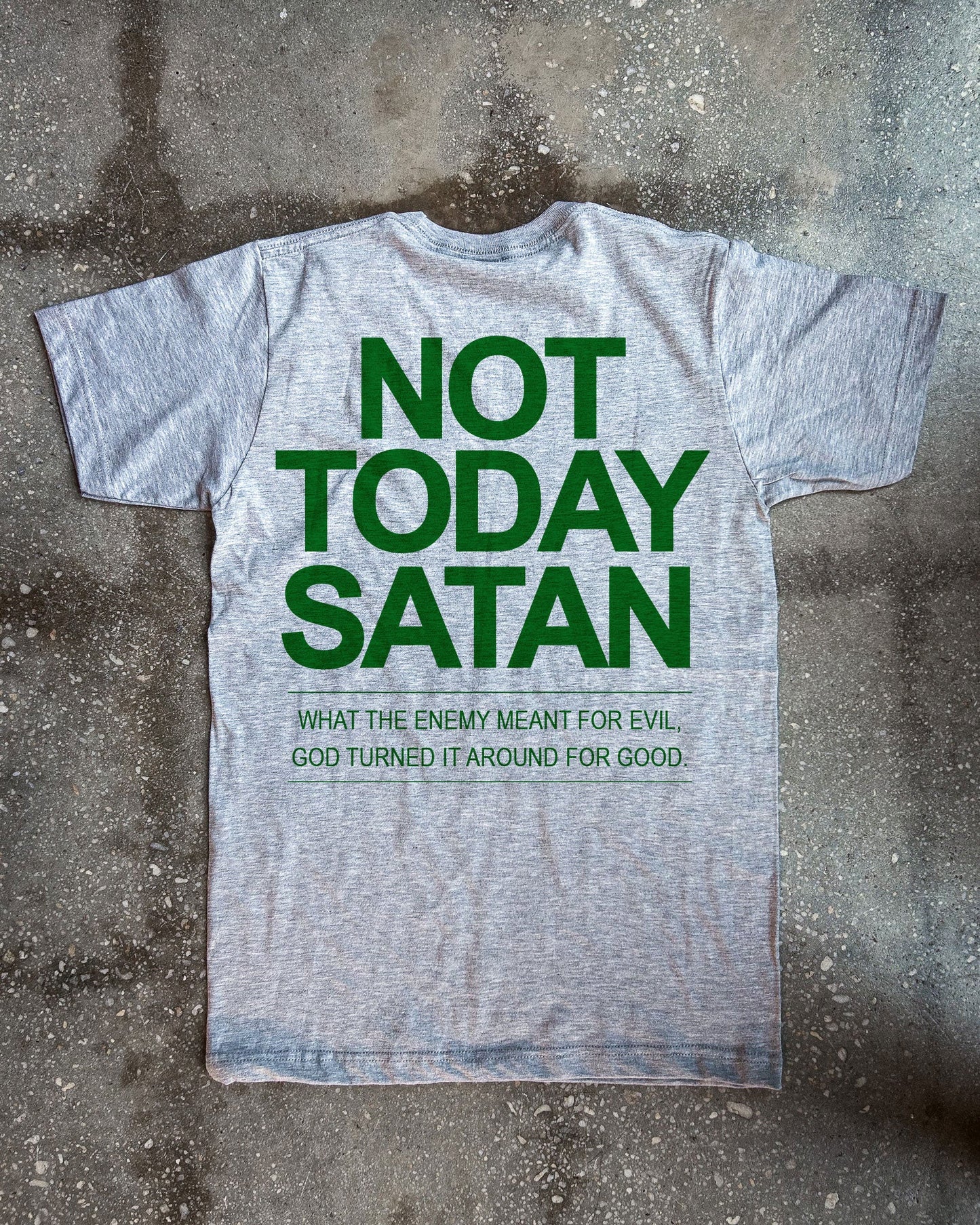 Not Today Satan Adult T-Shirt