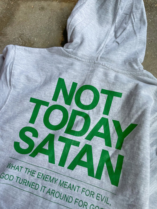 Not Today Satan Adult Hoodie