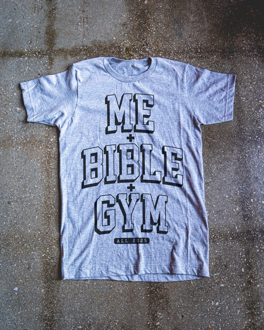 Me + Bible + Gym All 2025 Adult T-Shirt