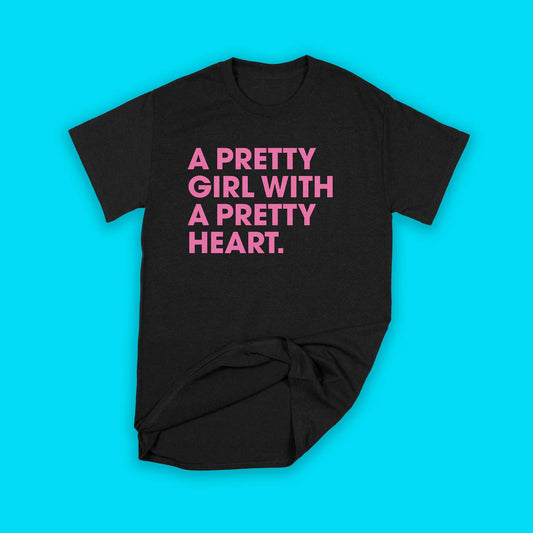 Pretty Girl, Pretty Heart Adult T-Shirt