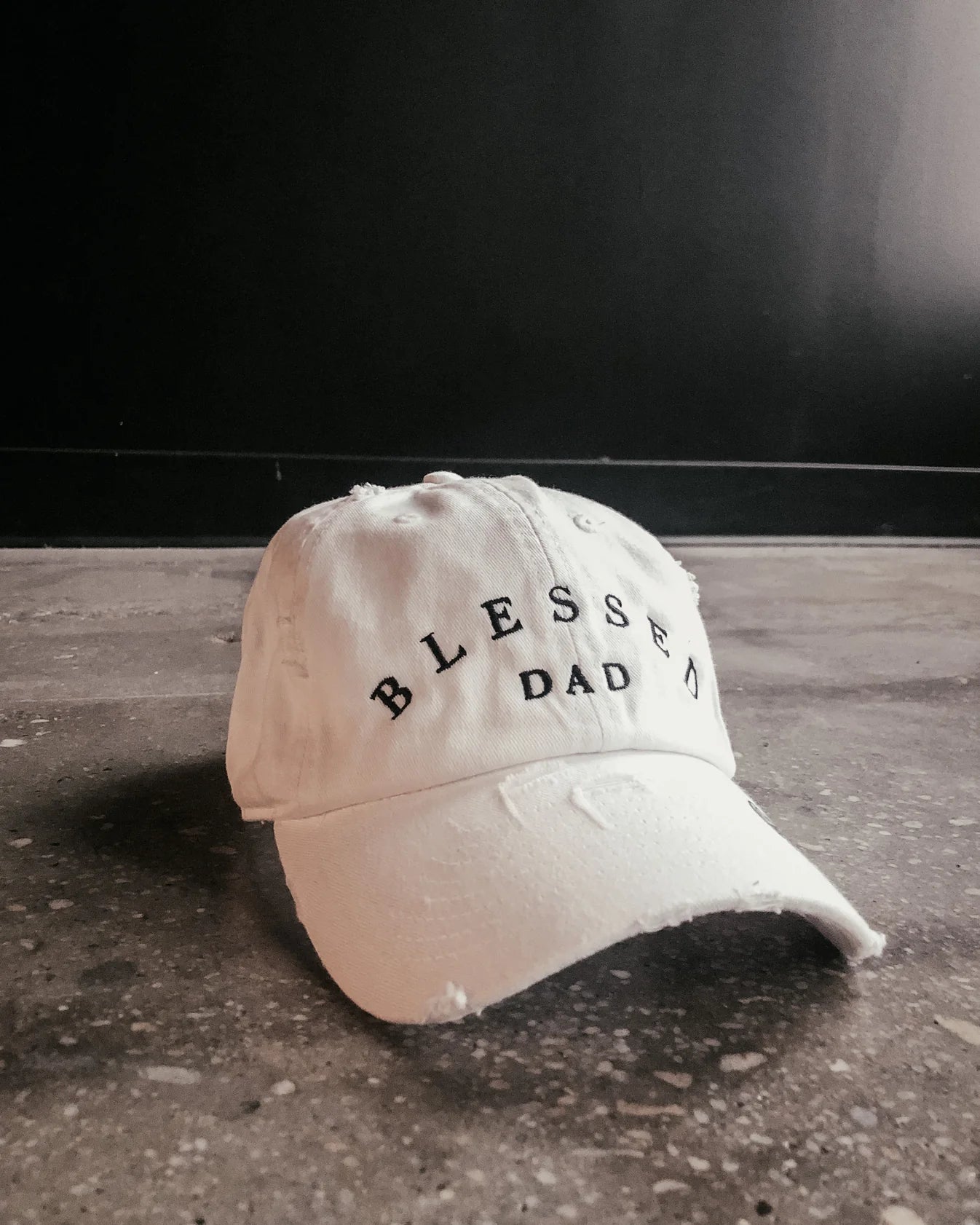 Blessed Dad Distressed Hat